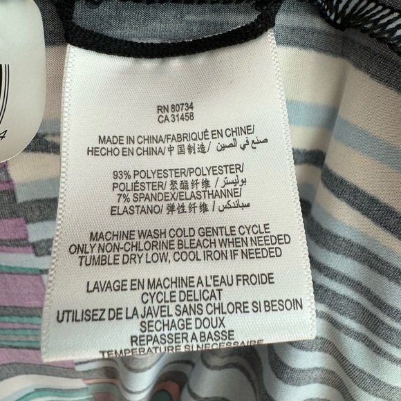 BCBGMaxAzria - Multicolored Striped Surplice Wrap Dress Size S - Picture 6 of 14